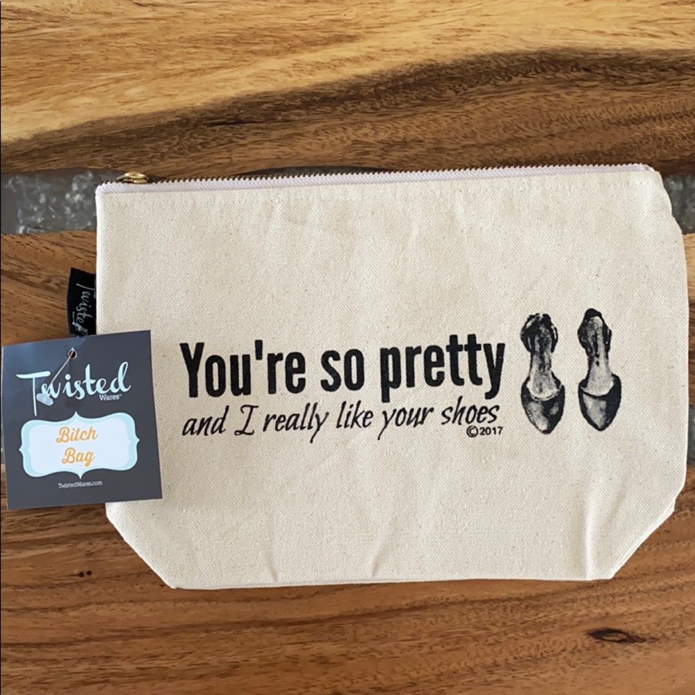 NWT❗️Twisted Wares Make Up Cosmetic Pencil Bag